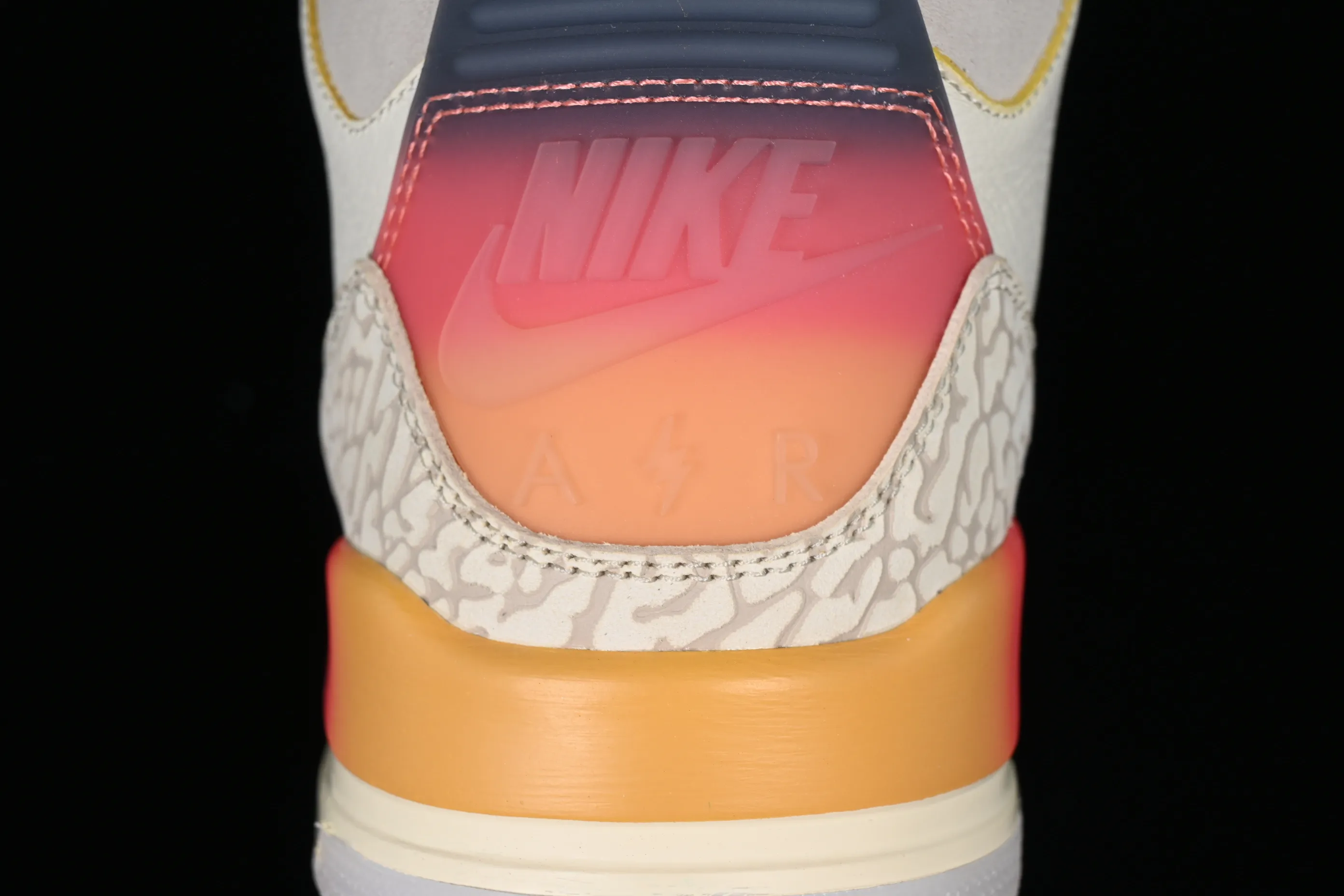All categories Air Jordan Jordan series basketball shoes Air Jordan 3 pure original J.Balvin x Air Jordan 3 Retro AJ3 Joe 3 rainbow gradient FN0344-901